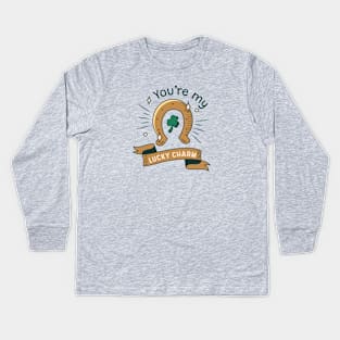 You're My Lucky Charm | Sweet St. Patrick's Day Kids Long Sleeve T-Shirt